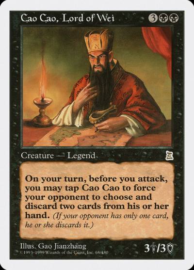 Cao Cao, Lord of Wei PTK-68 Portal Three Kingdoms Magic card