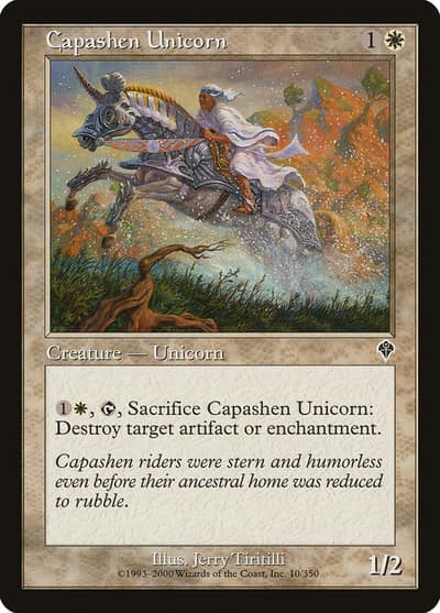 Capashen Unicorn 10 Invasion Magic card