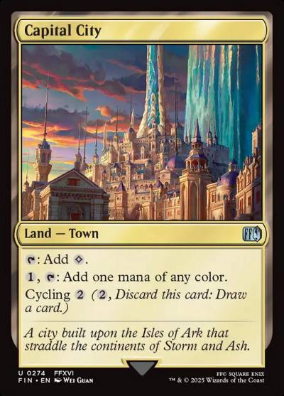 Capital City FIN-274 Final Fantasy Magic card