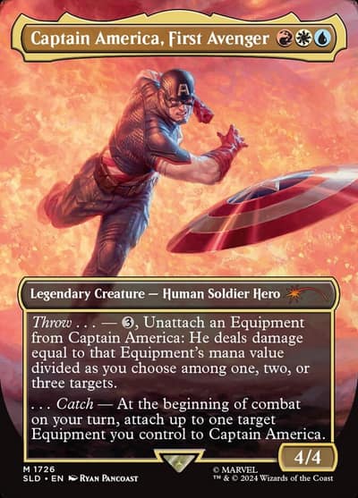 Captain America, First Avenger 1726 Secret Lair Drop Magic card