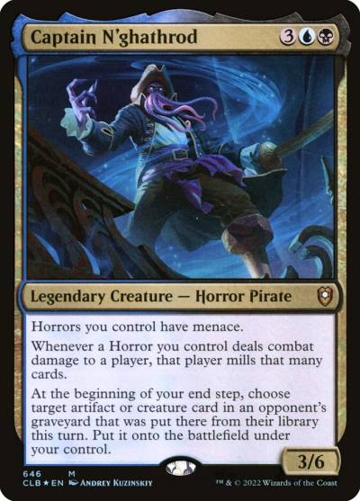 Captain N'ghathrod CLB-646 Commander Legends: Battle for Baldur's Gate Magic card