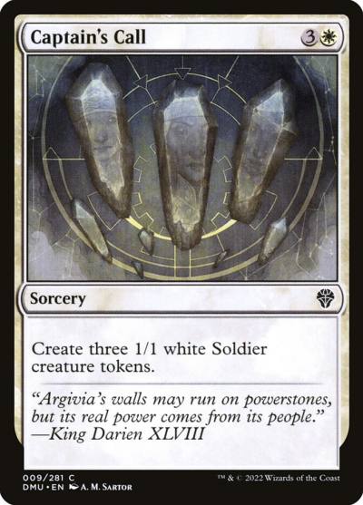 Captain's Call DMU-9 Dominaria United Magic card