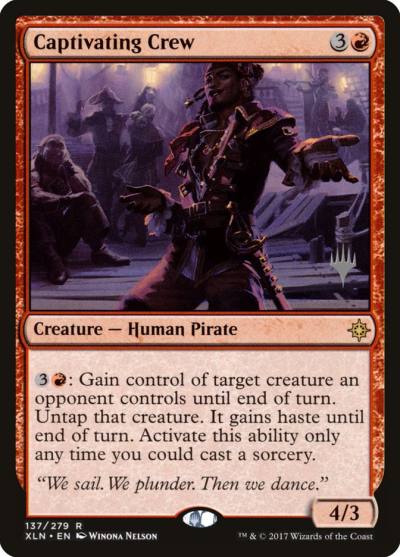 Captivating Crew PXLN-137P Ixalan Promos Magic card