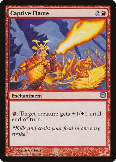 Captive Flame DDG-68 Duel Decks: Knights vs. Dragons Magic card