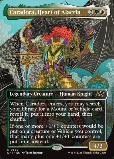 Caradora, Heart of Alacria DFT-362 Aetherdrift Magic card