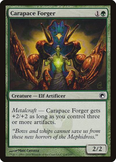 Carapace Forger 114 Scars of Mirrodin Magic card