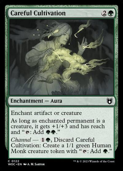 Careful Cultivation WOC-122 Wilds of Eldraine Commander Magic card