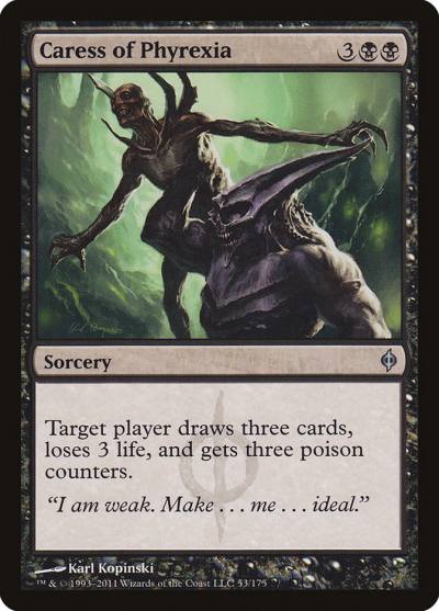 Caress of Phyrexia NPH-53 New Phyrexia Magic card