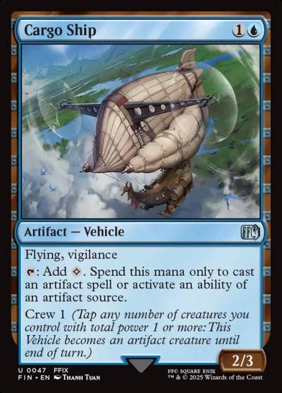 Cargo Ship FIN-47 Final Fantasy Magic card