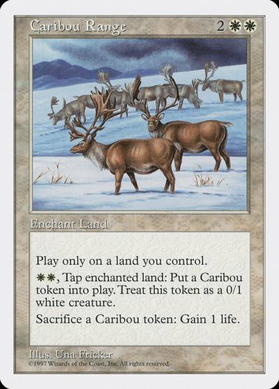 Caribou Range 5ED-14 Fifth Edition Magic card
