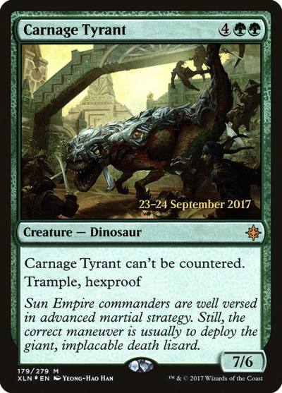 Carnage Tyrant PXLN-179S Ixalan Promos Magic card