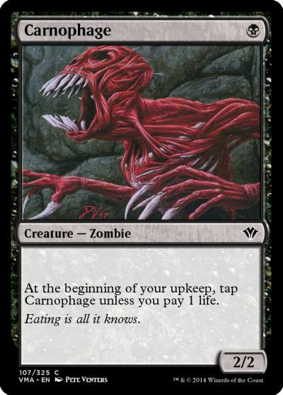 Carnophage VMA-107 Vintage Masters Magic card