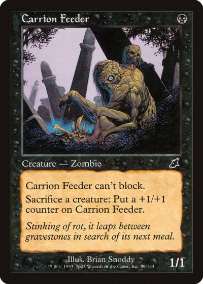 Carrion Feeder SCG-59 Scourge Magic card
