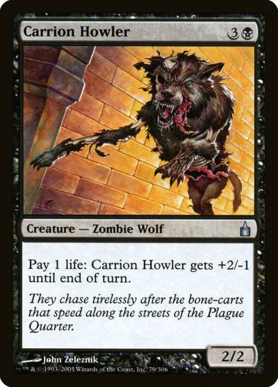 Carrion Howler RAV-79 Ravnica: City of Guilds Magic card