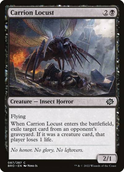 Carrion Locust BRO-87 The Brothers' War Magic card