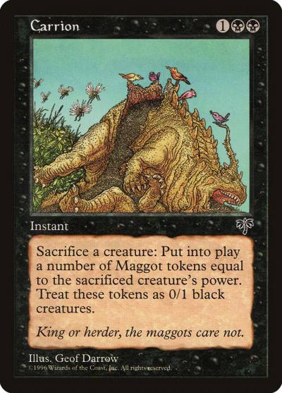 Carrion MIR-111 Mirage Magic card