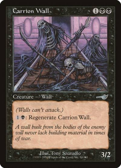 Carrion Wall NEM-54 Nemesis Magic card