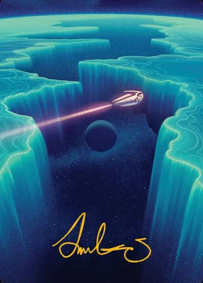 Cascading Cataracts // Cascading Cataracts AEOE-50 Edge of Eternities Art Series Magic card