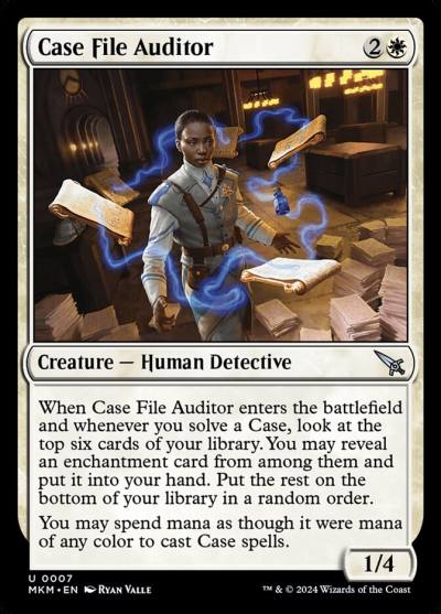 Case File Auditor MKM-7 Murders at Karlov Manor Magic card