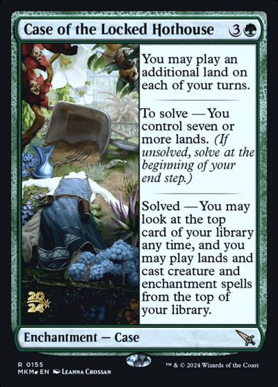 Case of the Locked Hothouse PMKM-155S Murders at Karlov Manor Promos Magic card