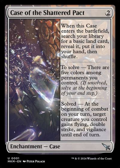 Case of the Shattered Pact MKM-1 Murders at Karlov Manor Magic card