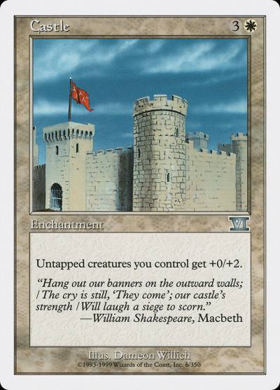 Castle 6ED-6 Classic Sixth Edition Magic card