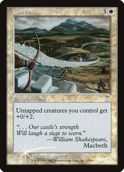 Castle 7ED-5STAR Seventh Edition Magic card