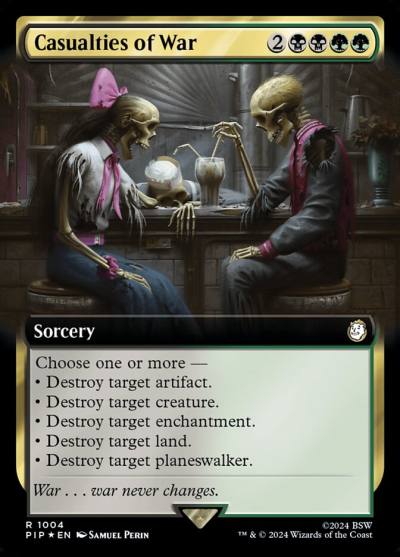Casualties of War PIP-1004 Fallout Magic card