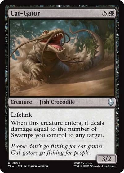 Cat-Gator TLA-91 Avatar: The Last Airbender Magic card