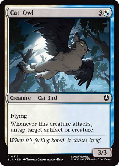 Cat-Owl TLA-212 Avatar: The Last Airbender Magic card