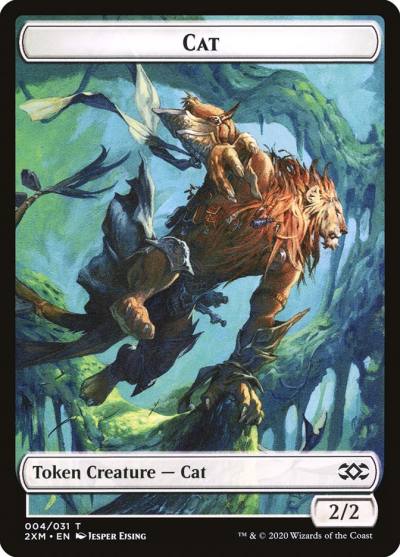 Cat T2XM-4 Double Masters Tokens Magic card