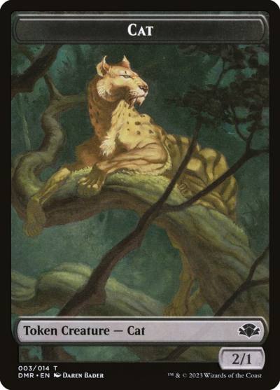 Cat TDMR-3 Dominaria Remastered Tokens Magic card