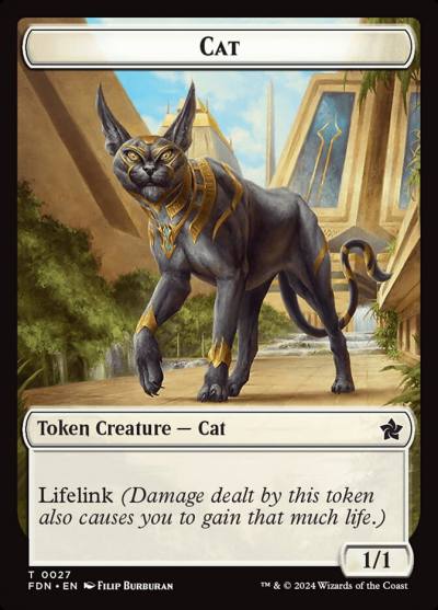 Cat TFDN-27 Foundations Tokens Magic card