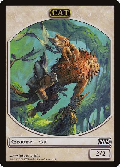 Cat TM14-3 Magic 2014 Tokens Magic card