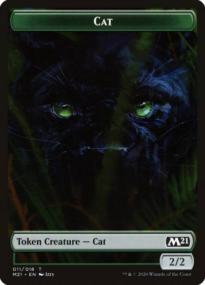 Cat TM21-11 Core Set 2021 Tokens Magic card