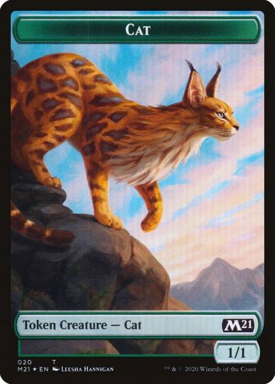 Cat TM21-20 Core Set 2021 Tokens Magic card