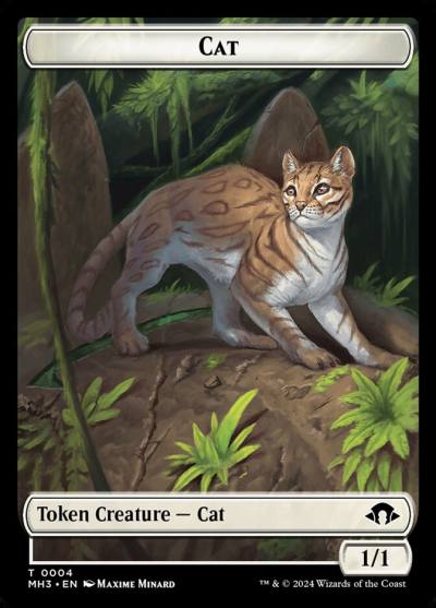 Cat TMH3-4 Modern Horizons 3 Tokens Magic card