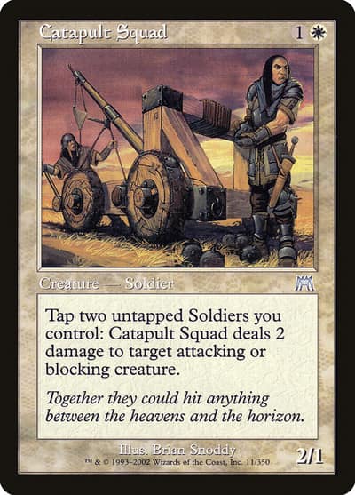 Catapult Squad 11 Onslaught Magic card