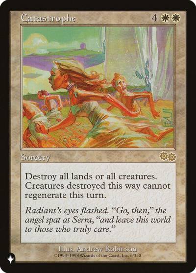 Catastrophe PLST-USG-6 The List Magic card