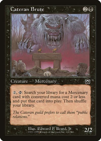 Cateran Brute 120 Mercadian Masques Magic card