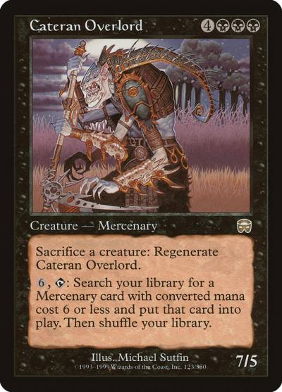 Cateran Overlord 123 Mercadian Masques Magic card