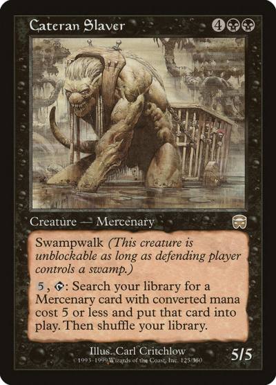 Cateran Slaver 125 Mercadian Masques Magic card