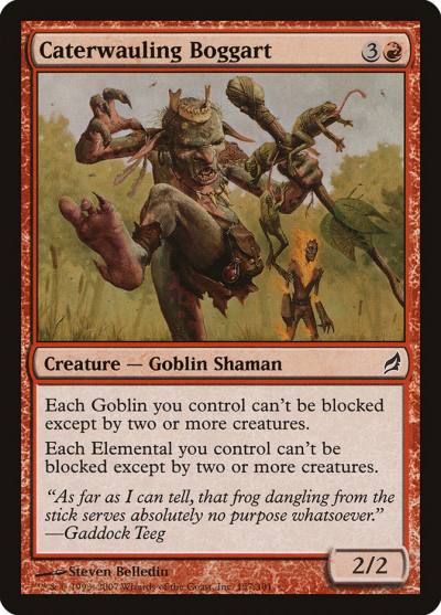 Caterwauling Boggart 157 Lorwyn Magic card