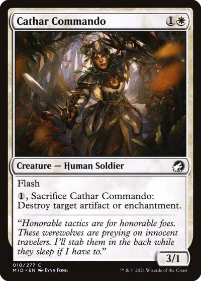 Cathar Commando MID-10 Innistrad: Midnight Hunt Magic card