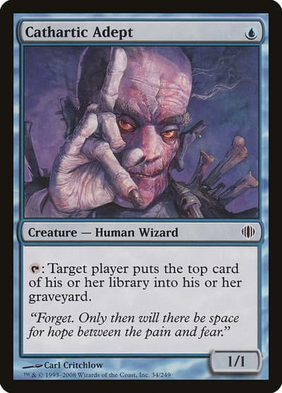 Cathartic Adept 34 Shards of Alara Magic card