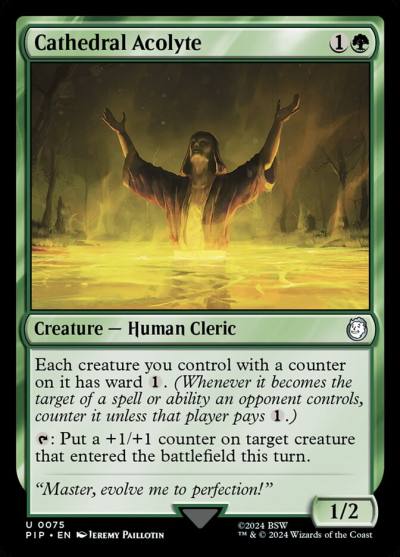 Cathedral Acolyte PIP-75 Fallout Magic card