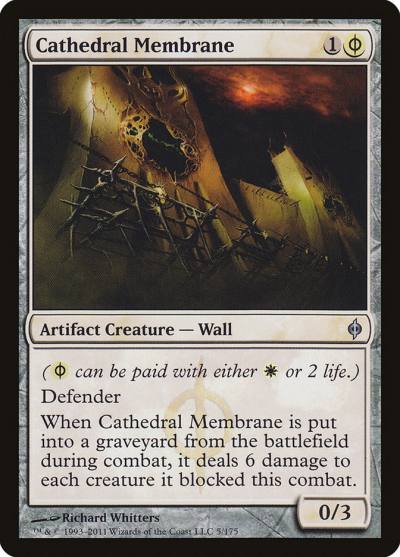 Cathedral Membrane NPH-5 New Phyrexia Magic card