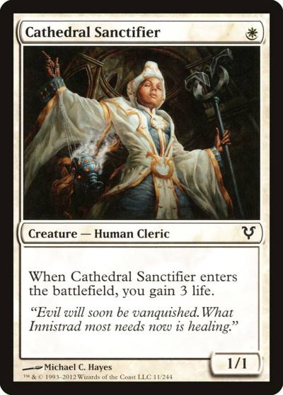 Cathedral Sanctifier AVR-11 Avacyn Restored Magic card