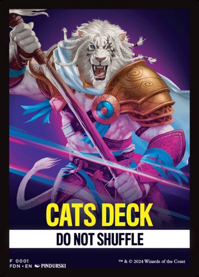 Cats FFDN-1 Foundations Front Cards Magic card