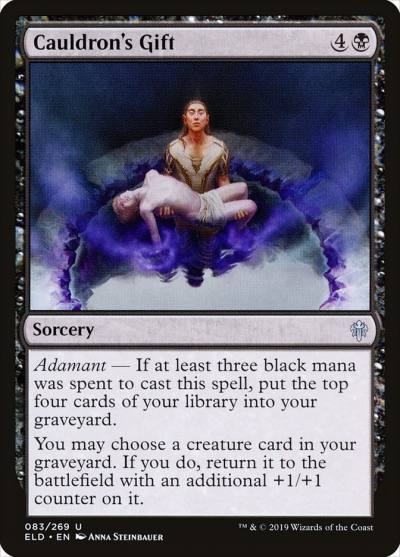Cauldron's Gift ELD-83 Throne of Eldraine Magic card